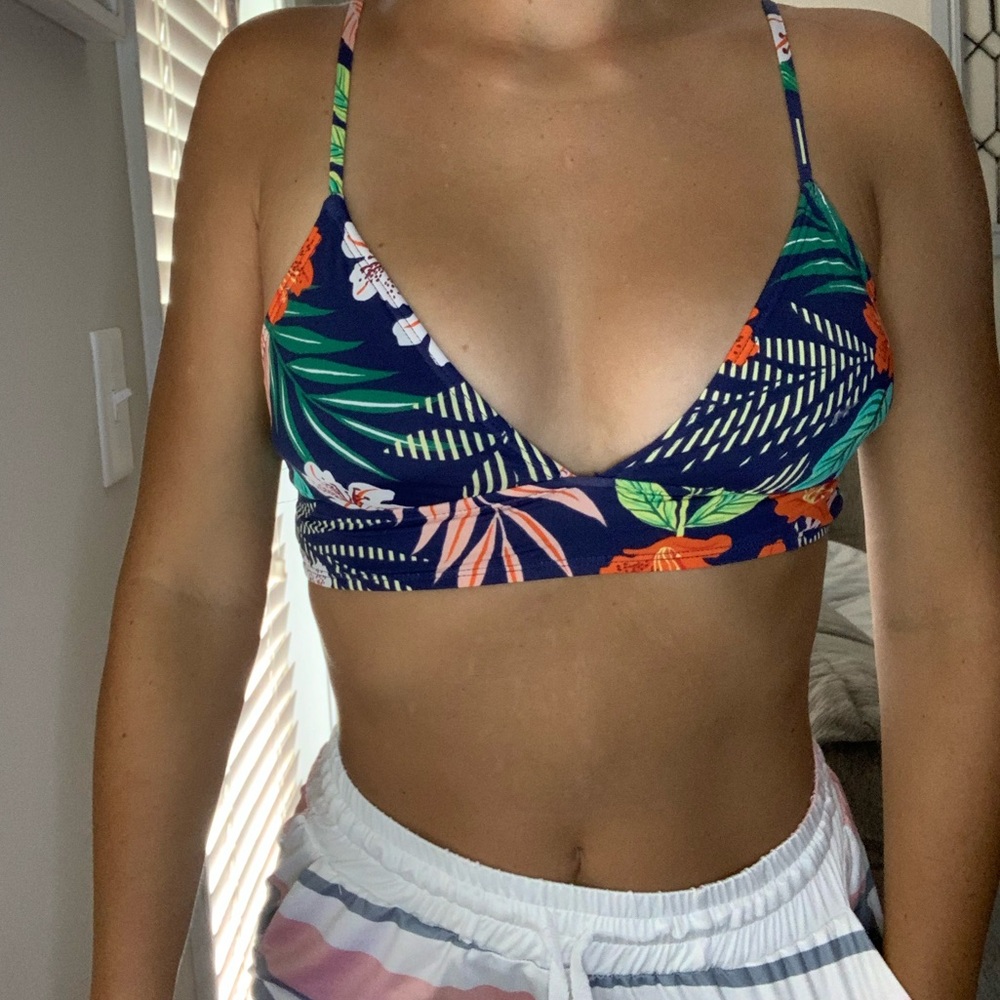 Floral bathing suit